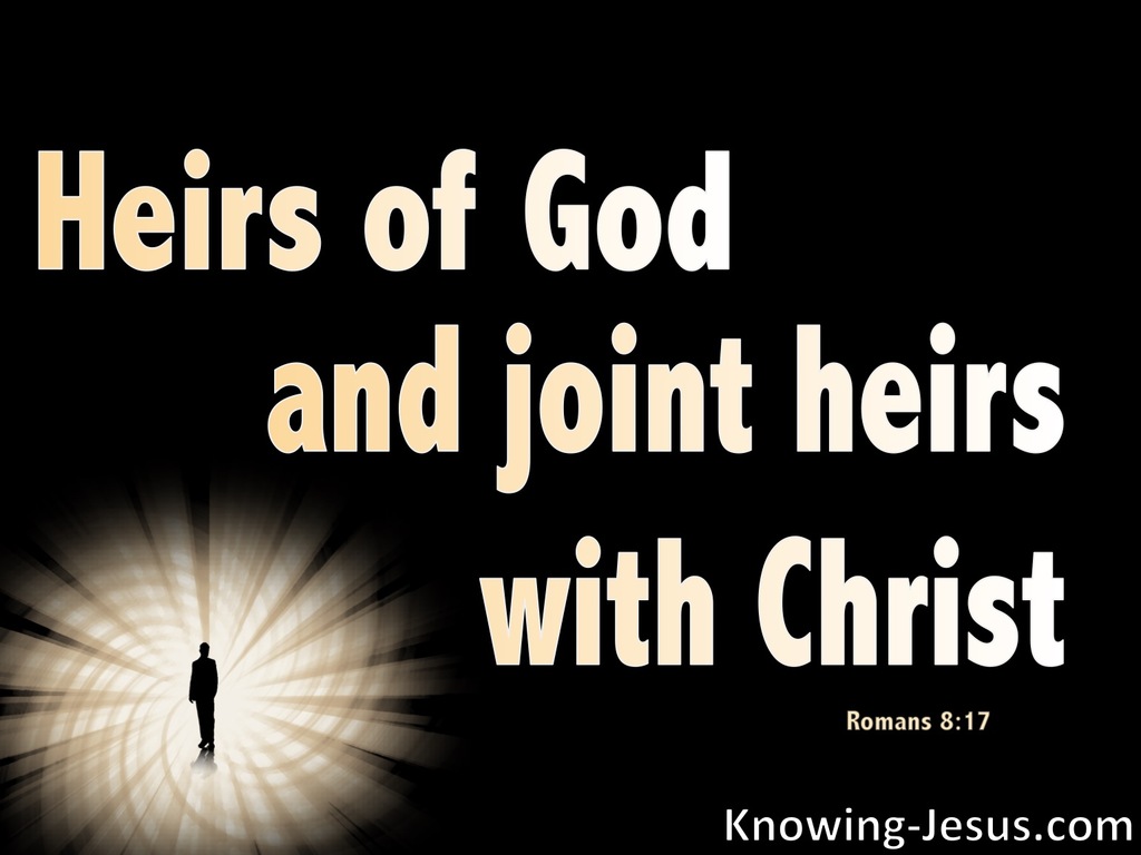 Romans 8:17 Heirs Of God And Joint Heirs With Christ (beige)